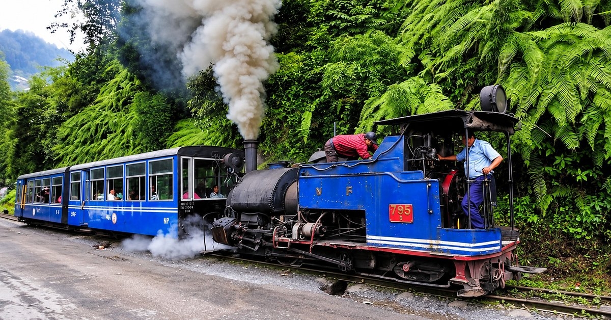 Discover the magical Darjeeling Toy Train journey through the scenic Himalayan hills.